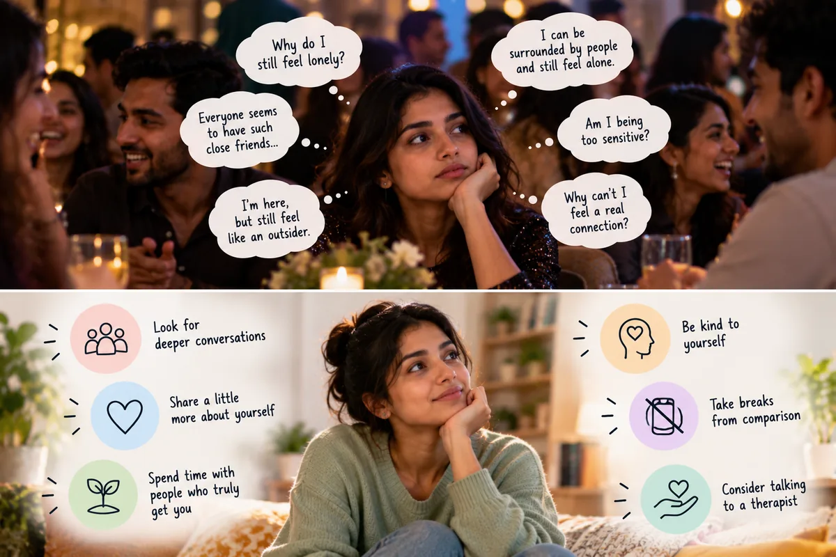 Feeling Lonely Even When You're Surrounded by People? Here's Why